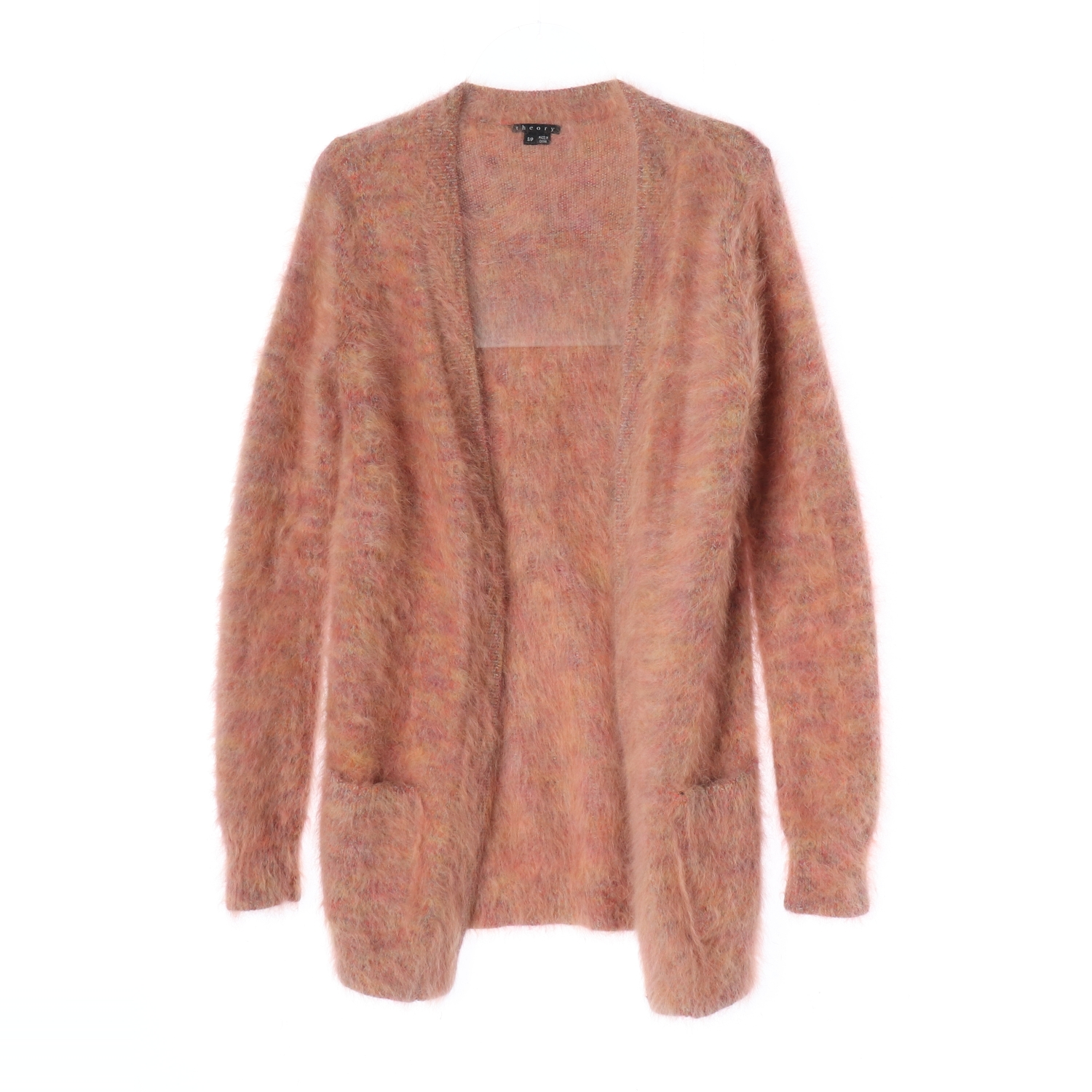 띠어리 스코타 청키 뉴 클라우드 앙고라 롱 가디건