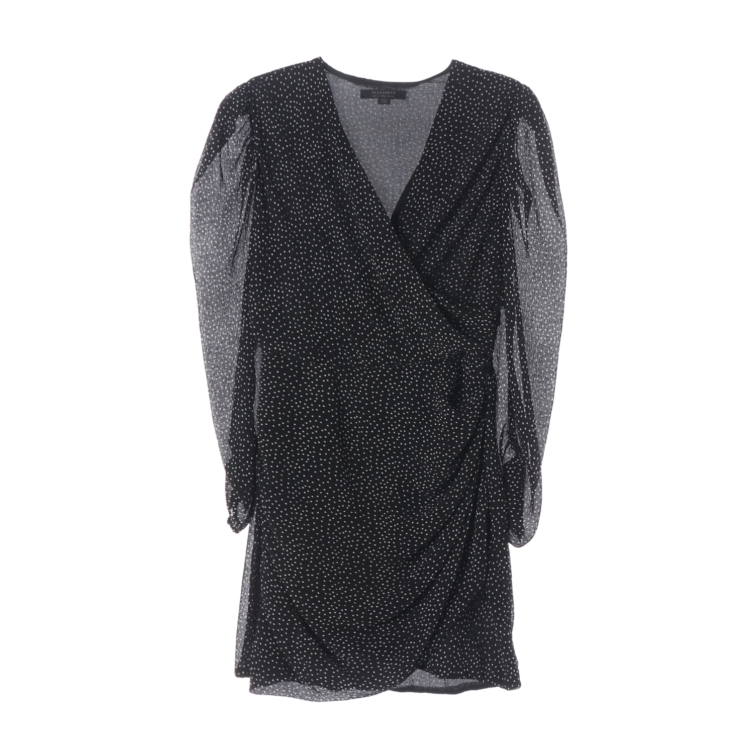 올세인츠 LUCIA DOT DRESS 루시아 도트 미니 원피스 