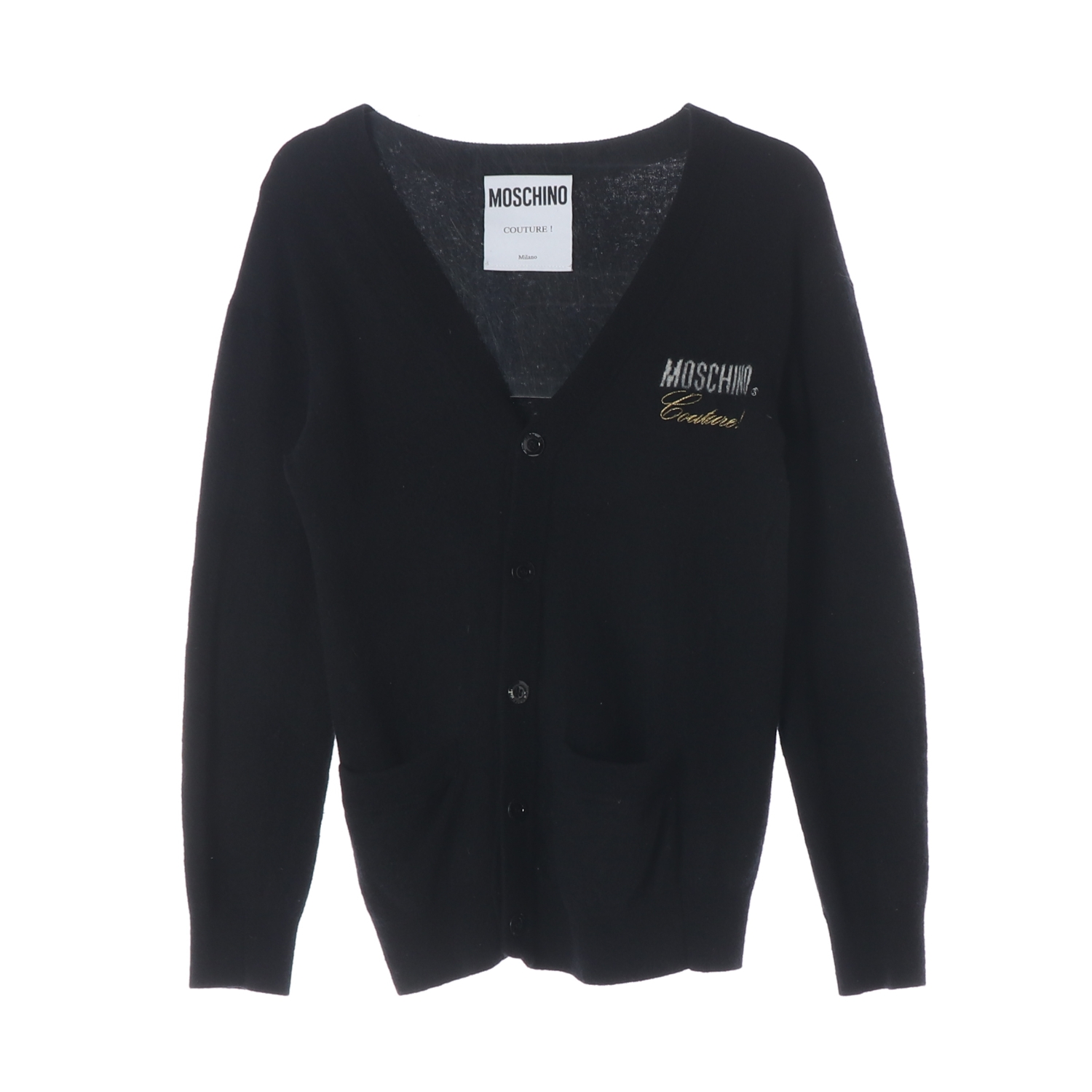 모스키노 꾸뛰르 울 캐시미어 블렌드 니트 가디건 공용